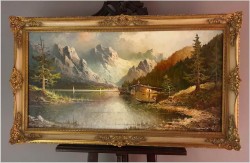 Piękny panoramiczny krajobraz! Am Urnersee - Gustaw Weiss/Guwe