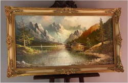 Piękny panoramiczny krajobraz! Am Urnersee - Gustaw Weiss/Guwe