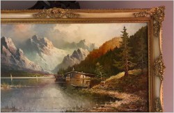 Piękny panoramiczny krajobraz! Am Urnersee - Gustaw Weiss/Guwe