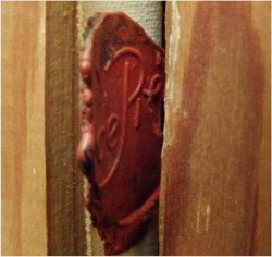 UNIKAT! DEGUSTACJA WINA ! org Prof. Willi DEPRÉ (1922-1995r.) „Blejtram, pieczęć lakowa!”