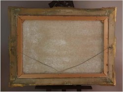 Malarstwo myśliwskie! Jeleń i Łanie na leśnej polanie - oryg. Georg Majewicz (1897-1965) Rozmiar XXL!