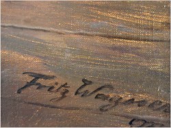 Malarstwo aukcyjne! Spotkanie kupców - Fritz Wagner (1896-1939)