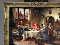 Malarstwo aukcyjne! Spotkanie kupców - Fritz Wagner (1896-1939)