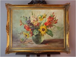 Kompozycja kwiatów w wazonie - Hedwig Petermann *1877