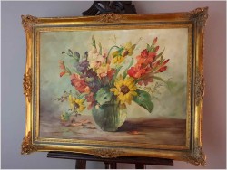 Kompozycja kwiatów w wazonie - Hedwig Petermann *1877