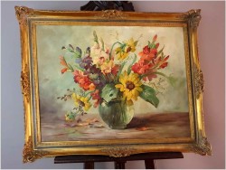 Kompozycja kwiatów w wazonie - Hedwig Petermann *1877