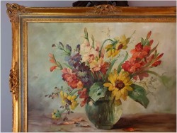 Kompozycja kwiatów w wazonie - Hedwig Petermann *1877