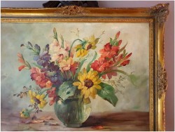 Kompozycja kwiatów w wazonie - Hedwig Petermann *1877