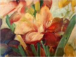 Kompozycja kwiatów w wazonie - Hedwig Petermann *1877