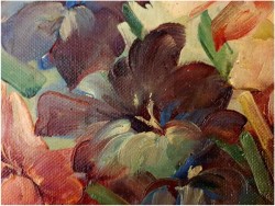 Kompozycja kwiatów w wazonie - Hedwig Petermann *1877