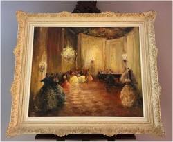 Malarstwo dla Konesera! Sala balowa - Ludwig Gschossmann (1894-1988)