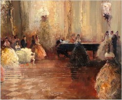 Malarstwo dla Konesera! Sala balowa - Ludwig Gschossmann (1894-1988)