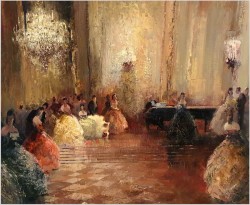 Malarstwo dla Konesera! Sala balowa - Ludwig Gschossmann (1894-1988)