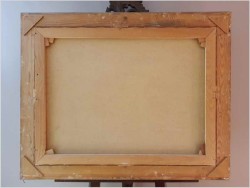 Krajobraz z łodziami. Rozładunek - Dickmeis Gerhard (1918 -1978)