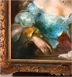 Scena w teatrze - Kömpöczy Balogh Endre (Hungary 1911-1977)