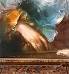 Scena w teatrze - Kömpöczy Balogh Endre (Hungary 1911-1977)