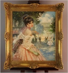 Ulicami Paryża! Dziewczyna z parasolką - Valet André (1924-?)