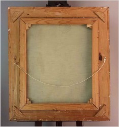 Wspaniały obraz olejny | Dziewczyna z parasolką - (Niemcy XXw.)