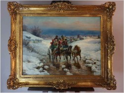Weselny Orszak w Zimowej Aurze - Gustav Prucha (Austrian 1875-1952) 