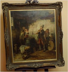 RARYTAS! MUZYKA I WINO - DICKMEIS GERHARD (Heinsberg 1918 – 1978 Jülich)