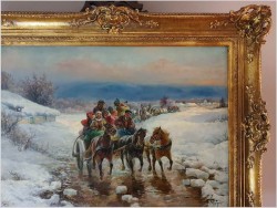 Weselny Orszak w Zimowej Aurze - Gustav Prucha (Austrian 1875-1952) 