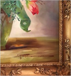 Tulipany w Szklanym Wazonie - Hedwig Petermann *1877