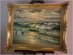 Godny Polecenia! Wzburzone Fale Bałtyku - Paul Heinz Olbrich *1898