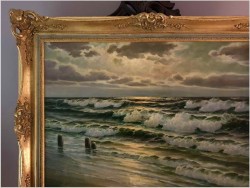 Godny Polecenia! Wzburzone Fale Bałtyku - Paul Heinz Olbrich *1898