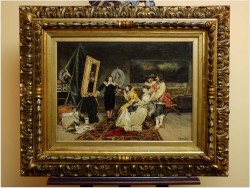 POLECAMY! W PRACOWNI, ATELIER MALARZA - BENNETT, Frank Moss (1874-1952)