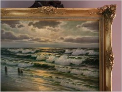 Godny Polecenia! Wzburzone Fale Bałtyku - Paul Heinz Olbrich *1898