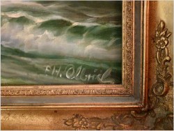 Godny Polecenia! Wzburzone Fale Bałtyku - Paul Heinz Olbrich *1898