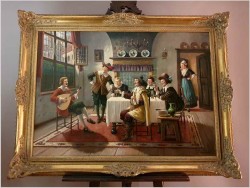 Pałacowy obraz! Rozmowy przy muzyce i winie - Bruno Blätter *1870