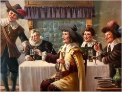 Pałacowy obraz! Rozmowy przy muzyce i winie - Bruno Blätter *1870