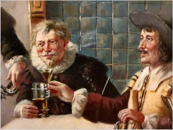 Pałacowy obraz! Rozmowy przy muzyce i winie - Bruno Blätter *1870