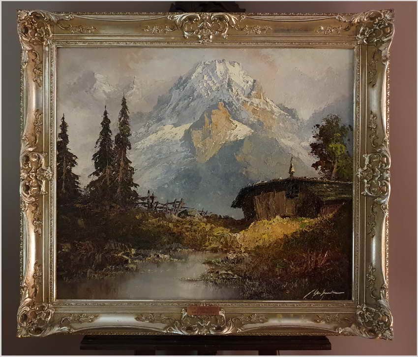 Dobre Malarstwo! Góry Cesarskie - Oryg. Herbert Uerpmann *1911