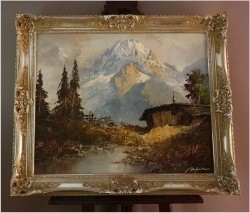 Dobre Malarstwo! Góry Cesarskie - Oryg. Herbert Uerpmann *1911