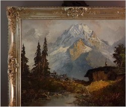 Dobre Malarstwo! Góry Cesarskie - Oryg. Herbert Uerpmann *1911