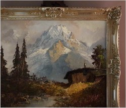 Dobre Malarstwo! Góry Cesarskie - Oryg. Herbert Uerpmann *1911