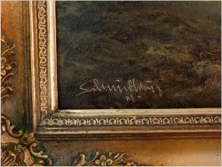 Piękny Romantyzm! Widok na Rozległe Jezioro - Karl Schmidbauer (Österreich 1921-1998)