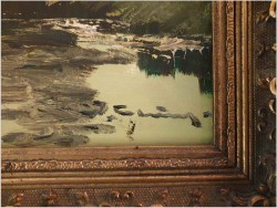 Pejzaż Nadreński z Krowami - Jean Coune (1900-1963) Certyfikat!