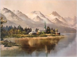 Górna Bawaria! Jezioro Staffelsee - J.E. Lemke *1913