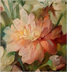 Piękne Dalie w Wazonie - Hedwig Petermann *1877