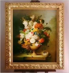 Bukiet Kwiatowy w Stylu Wiktoriańskim - Webster Thomas (Anglia XXw)