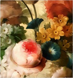 Bukiet Kwiatowy w Stylu Wiktoriańskim - Webster Thomas (Anglia XXw)