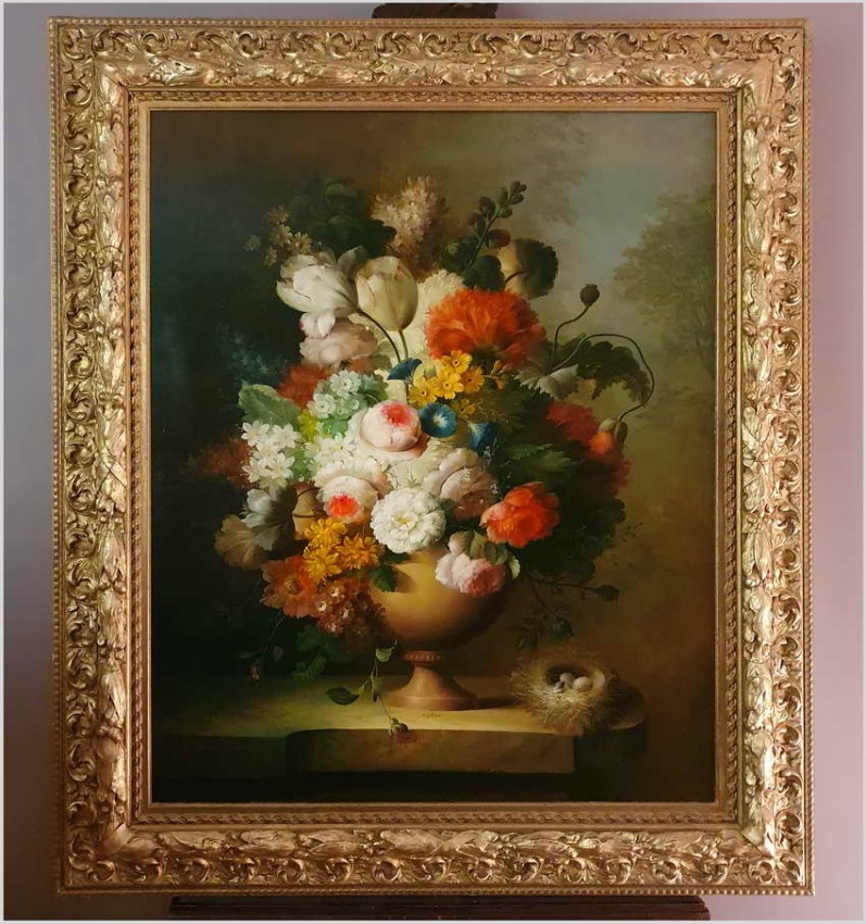 Bukiet Kwiatowy w Stylu Wiktoriańskim - Webster Thomas (Anglia XXw)