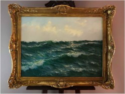 Dziewięć w Skali Beauforta - Dieter Lukas Larsen (*1936-2001 Düsseldorf)