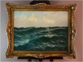 Dziewięć w Skali Beauforta - Dieter Lukas Larsen (*1936-2001 Düsseldorf)