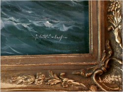 Dziewięć w Skali Beauforta - Dieter Lukas Larsen (*1936-2001 Düsseldorf)