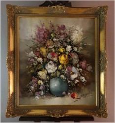 Wyjątkowy! Kwiaty w Pałacowej Ramie - Otmar Lederer (Munchen *1926)