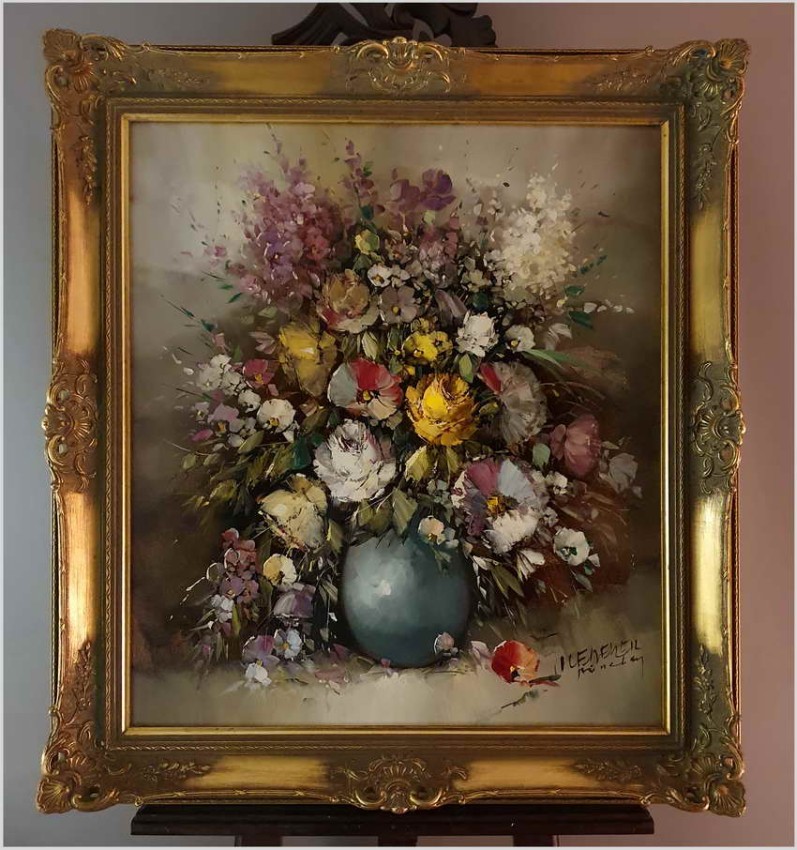 Wyjątkowy! Kwiaty w Pałacowej Ramie - Otmar Lederer (Munchen *1926)